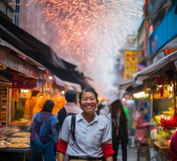 观山湖区商贸城里的烟火气与服务者日常——金华镇服务员的一天